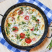 Smoked Salmon, Feta, and Asparagus Omelet