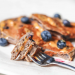 High Protein Blueberry Pancakes